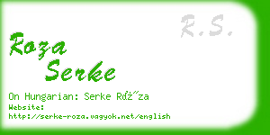 roza serke business card